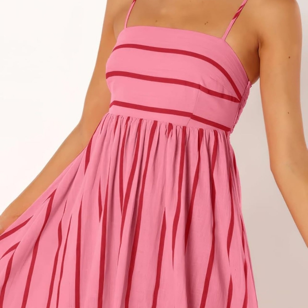 MAXI STRIPE DRESS - Picture 5 of 6
